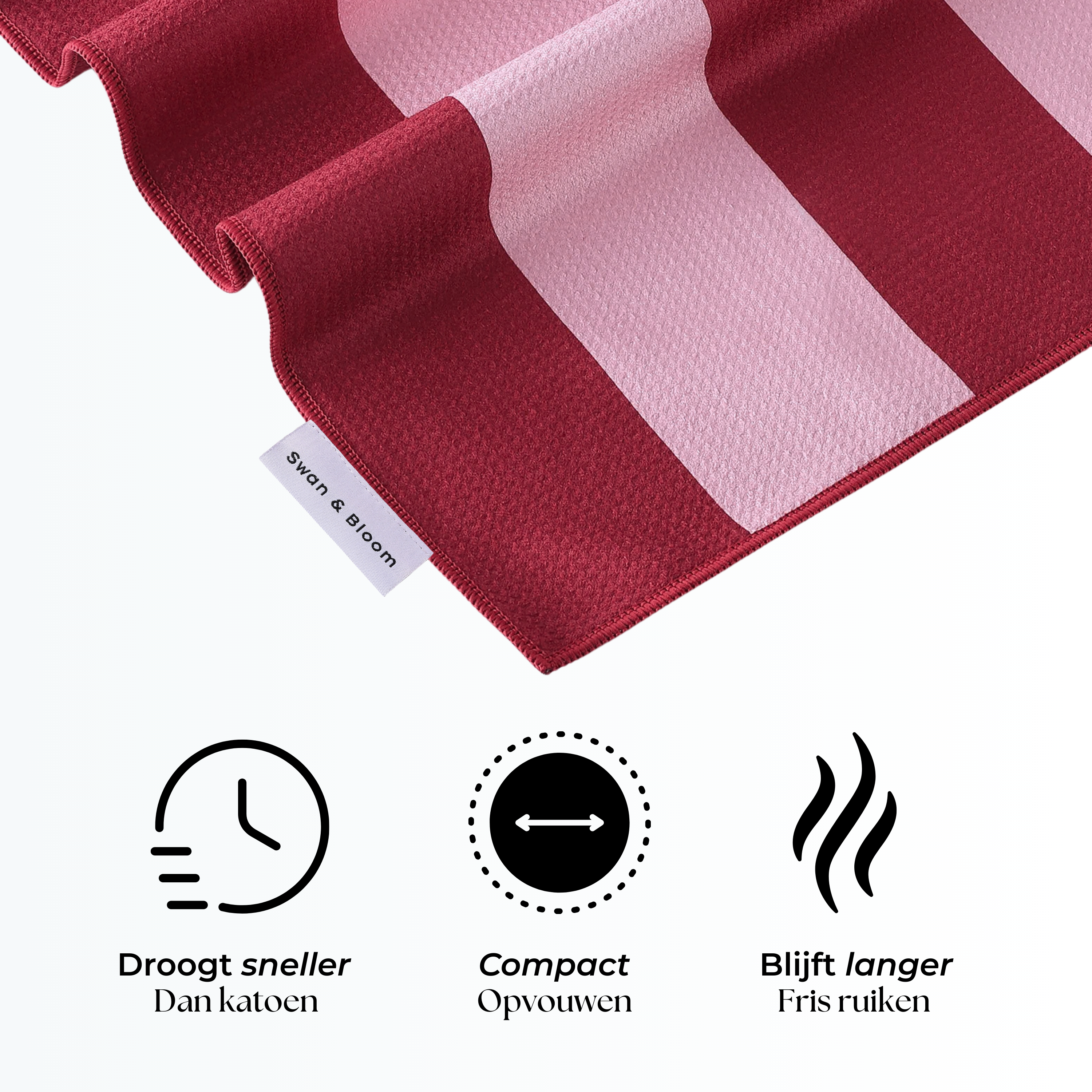 Shiro Towel Wave Red