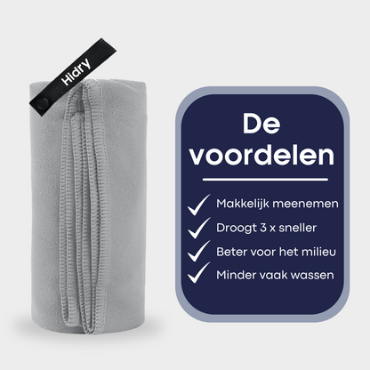 Hidry microfiber towel Silver Grey