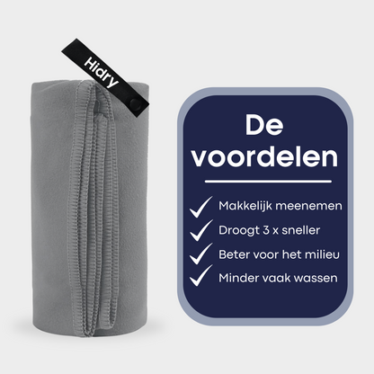 Hidry microfiber towel Shadow Grey